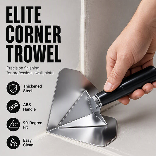 🛠️Stainless Steel Corner Trowel – Precise Corner Finishing, Anti-Rust, Ergonomic Handle ✨