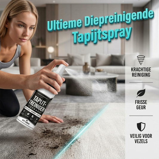 ✨ Dieptereinigende Tapijtreiniger Spray - Krachtige Vlekverwijderaar 🔥