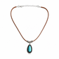 ✨Vintage Boheemse stijl suède gelaagde ketting voor dames met libelle- of waterdruppel hanger