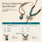 ✨Vintage Boheemse stijl suède gelaagde ketting voor dames met libelle- of waterdruppel hanger