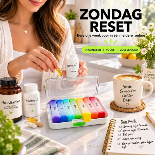 ⏳ 50% KORTING! ⏰ Afneembaar pillendoosje voor 7 dagen
