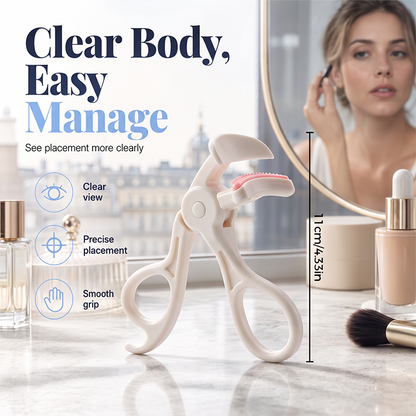 👁️ Buy 1 Get 1 Free! ✨ Wide-Angle Eyelash Curler with Comb – Lash Separating, Gentle Lift, Ergonomic Handle 💄