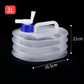 Opvouwbare watercontainer met kraan