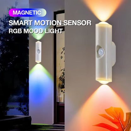 💡 50% KORTING! 🚶 Magnetische slimme bewegingssensor met RGB-verlichting – Aanpasbare sfeer ✨