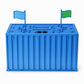 ⏳Time-Limited Special⏰Digital Coin Savings Jar Shipping Container Shaped Piggy Bank with Automatic Coin Counting for USD EUR GBP Coins Battery Operated Money Bank
