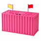 ⏳Time-Limited Special⏰Digital Coin Savings Jar Shipping Container Shaped Piggy Bank with Automatic Coin Counting for USD EUR GBP Coins Battery Operated Money Bank