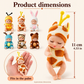 🎁Nu 50% Korting! Mini Reborn Babypoppen Set – Levensechte Mini Poppen met Schattige Dierenbadjasjes, Perfect Cadeau voor Kinderen