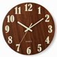 ⏳Tijdelijk 50% korting⏰12-inch stille houten wandklok – Lichtgevend & MDF houtnerf✨