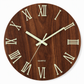 ⏳Tijdelijk 50% korting⏰12-inch stille houten wandklok – Lichtgevend & MDF houtnerf✨