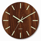 ⏳Tijdelijk 50% korting⏰12-inch stille houten wandklok – Lichtgevend & MDF houtnerf✨