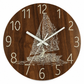 ⏳Tijdelijk 50% korting⏰12-inch stille houten wandklok – Lichtgevend & MDF houtnerf✨
