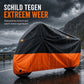 Waterdichte motorhoes met vergrendelingsgaten