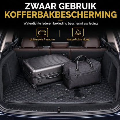 📢📢 50% KORTING!! ⏰ Universele kofferbakmat van PVC-leer voor sedans en SUV's, eenvoudig schoon te maken, 100x70 cm