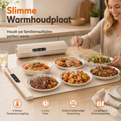 opvouwbare siliconen voedselwarmplaat