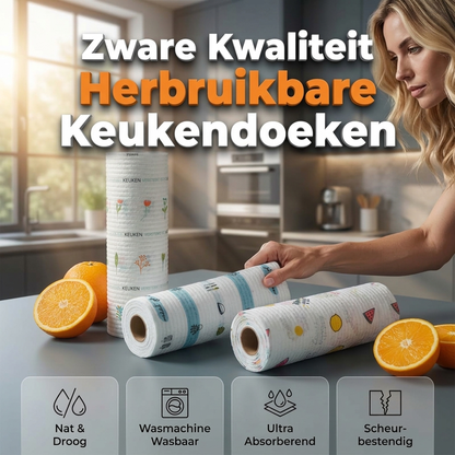 Zeepvrije eenmalige keukendoekjes