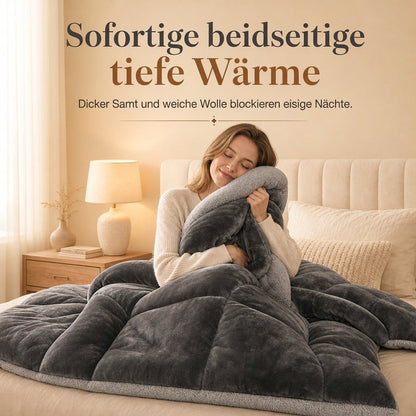 🛏️Dik en Warm Winterdekbed van Sneeuwvlok-Fluweel