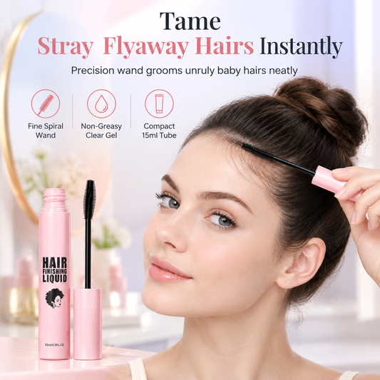 ✨📢 50% KORTING !! ⏰ Haar Finishing Stick voor het Temmen en Stylen van Pluis & Loshangend Haar ✨