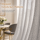 ✨ Geometrisch Jacquard Inbetween Gordijn – Lichtfilterend, Elegant & Duurzaam 🕊️
