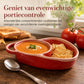 Retro Keramische Gevierendeelde Braadpan met Enkele Handgreep