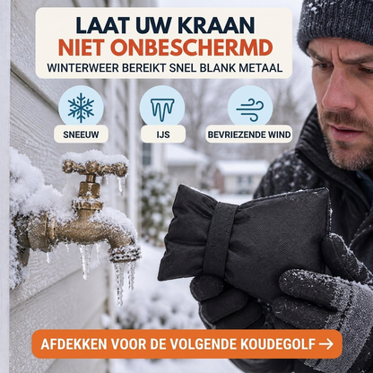 🚰 50% KORTING! ❄️ Buitenkraanbeschermer – Wintervorstbescherming & geïsoleerd ✨