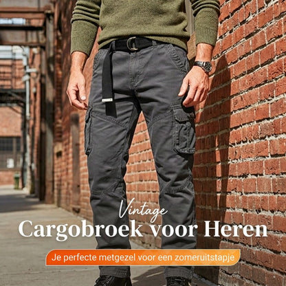 Heren Tactische Cargobroek - Duurzaam & Slijtvast met Veel Zakken
