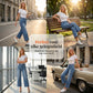 🌟 Damesjeansshort met hoge taille en wijde pijpen – Verlengt de benen & vintage wassing – Casual cropped broek – perfect voor de zomer, het strand of een vrije dag 👒