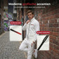 Casual Herenset met Bedrukte Jas met Rits en Broek