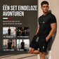 👕 TIJDELIJKE AANBIEDING: 50% KORTING! ✨ Gedrukte 2-delige set voor heren – moderne athleisure, ademend, atletische pasvorm 🏃‍♂️
