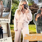 🎀2-delige Loungewear – Zo Zacht Als Je Favoriete Moment🌸Voor thuis, voor onderweg, voor altijd comfort